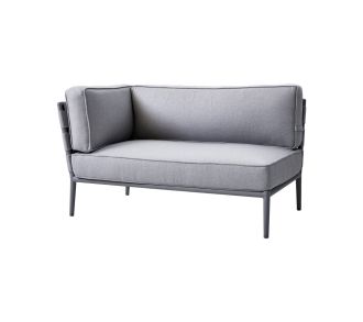Cane-line Conic sofa 2 seter modul høyre Lys Grå