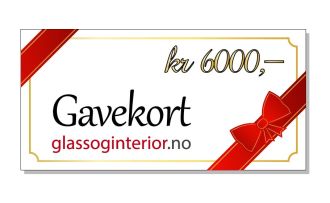 Gavekort 6000 kr