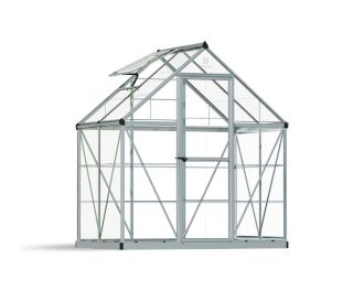 Palram -  Canopia Harmony Polykarbonat Klart som Glass Drivhus 2,3 m²  SØLV