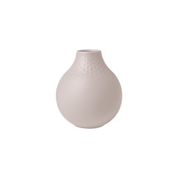 Villeroy & Boch Manufacture Collier Vase Perle Beige H12 cm