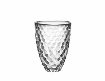 Orrefors Raspberry Vase Clear 16 cm