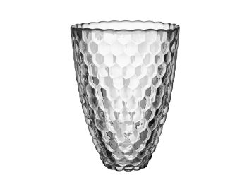 Orrefors Raspberry Vase Clear 20 cm