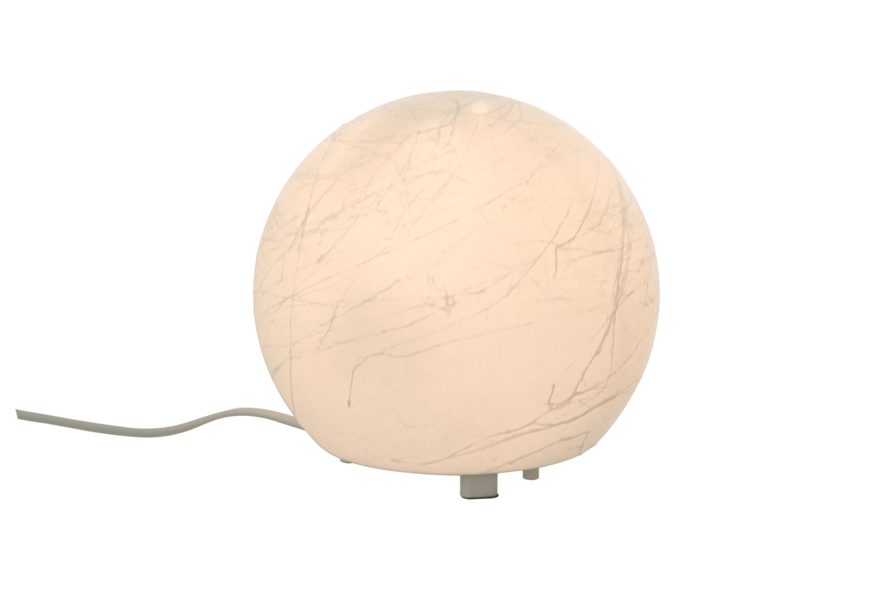 Aneta Lighting Moon Bordlampe Hvit 20 cm