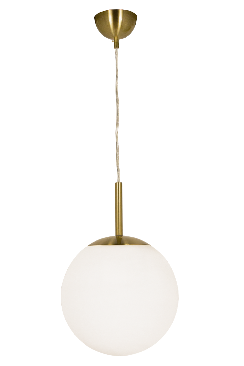 Aneta Lighting Opal Taklampe Matt Messing Ø25 cm