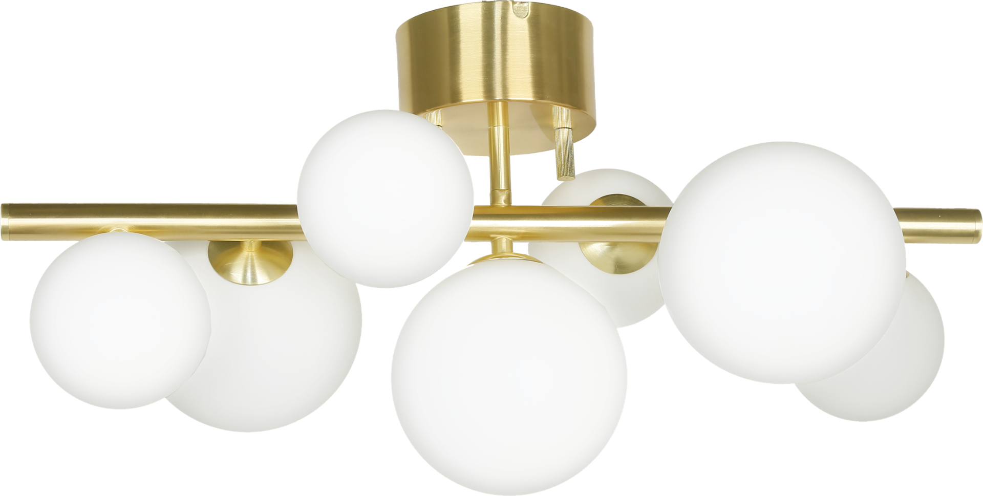 Aneta Lighting Molekyl Plafond Matt Messing/Hvit