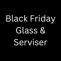 Black Friday Glass og Serviser