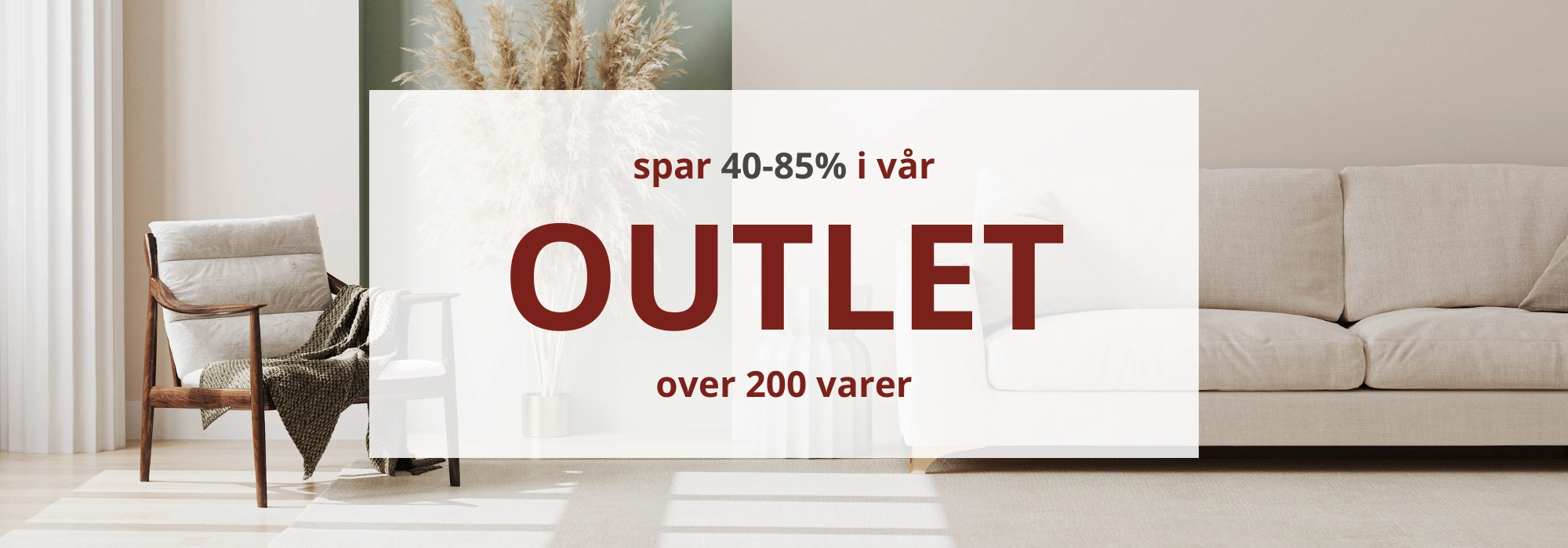 Velkommen til vår OUTLET!